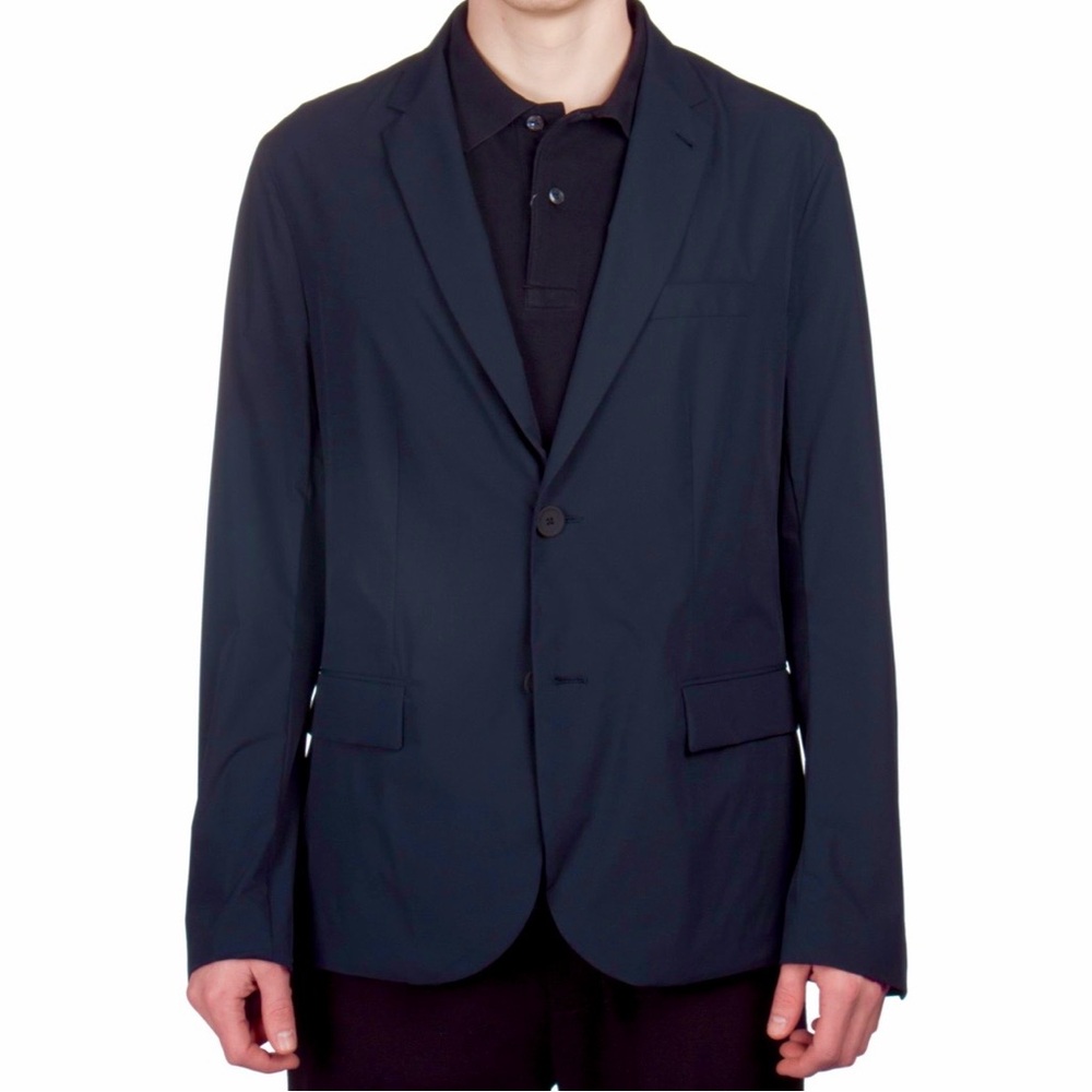 NWT Men's EMPORIO ARMANI Travel Essential Packable Blazer Sz EUR 50 US 40R Navy